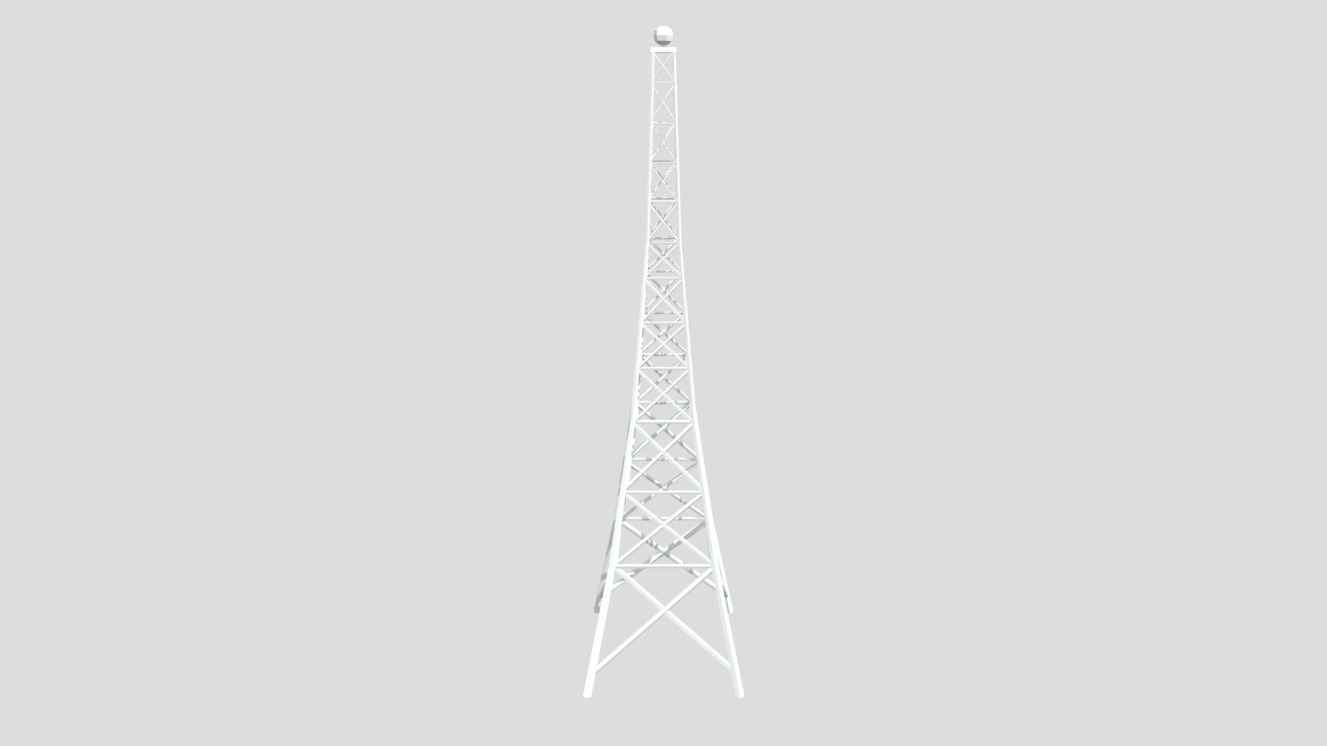 Radio tower from Poly by Google