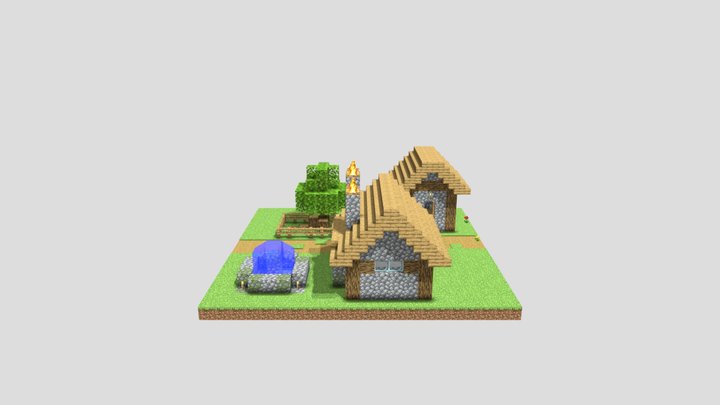 Updated Small Village 3D Model