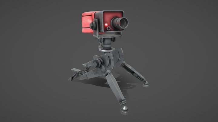 TF2 Turret 3D Model