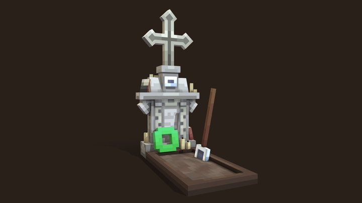 Grave 3D Model