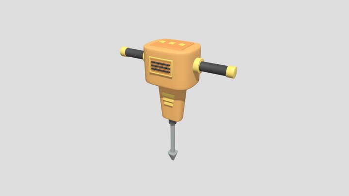 3D Model: Demolition Jack Hammer ~ Buy Now #90908703