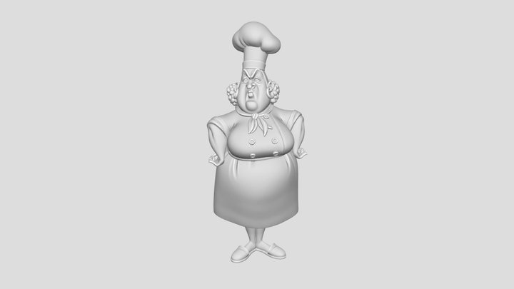Strict Chef – Kostenloses 3D-Modell STL