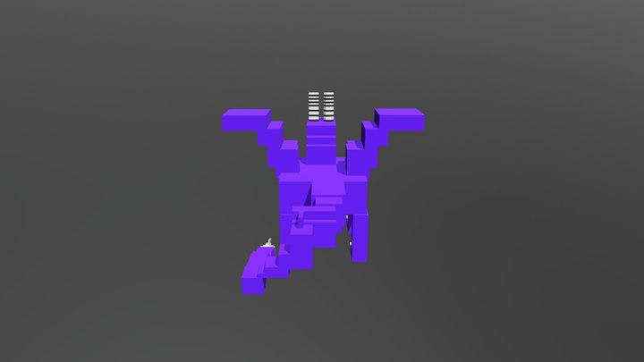 My Minecraft Dragon 3D Model