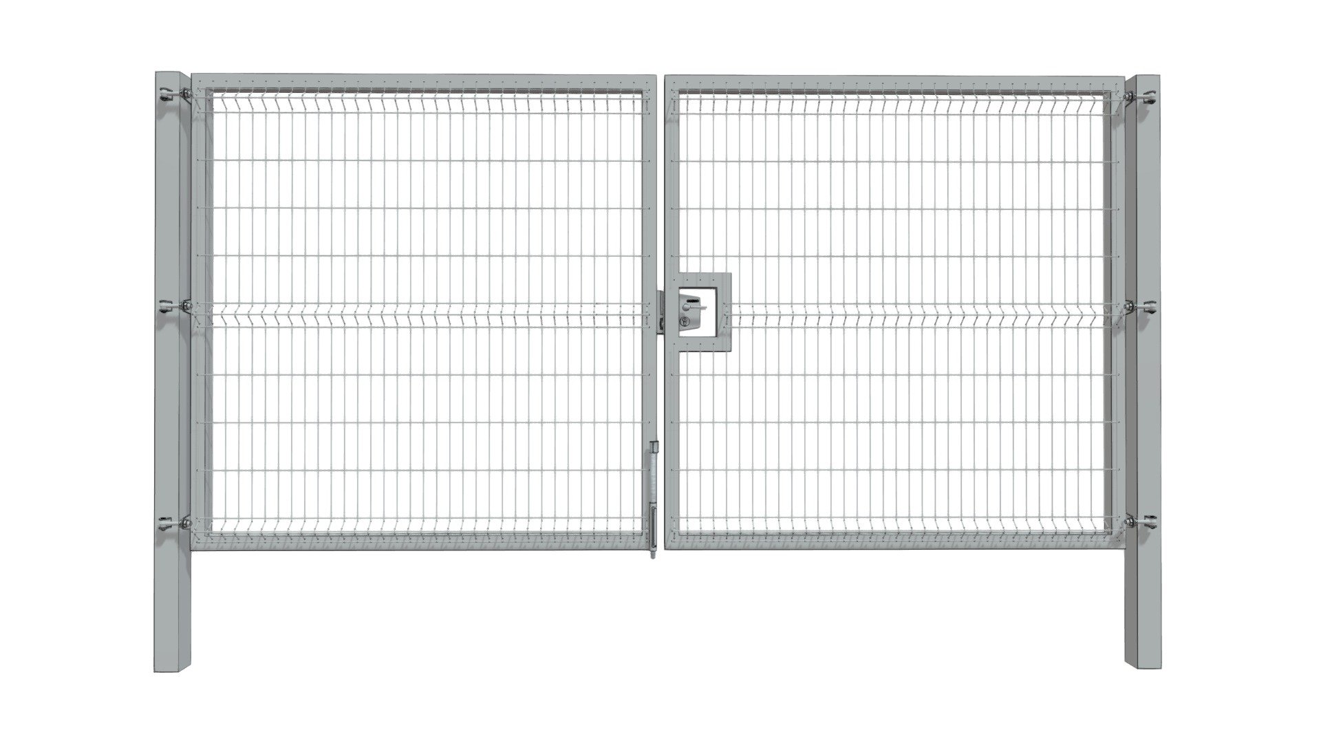 Portail de chantier Grillagé — Sketchfab embed 3D viewer