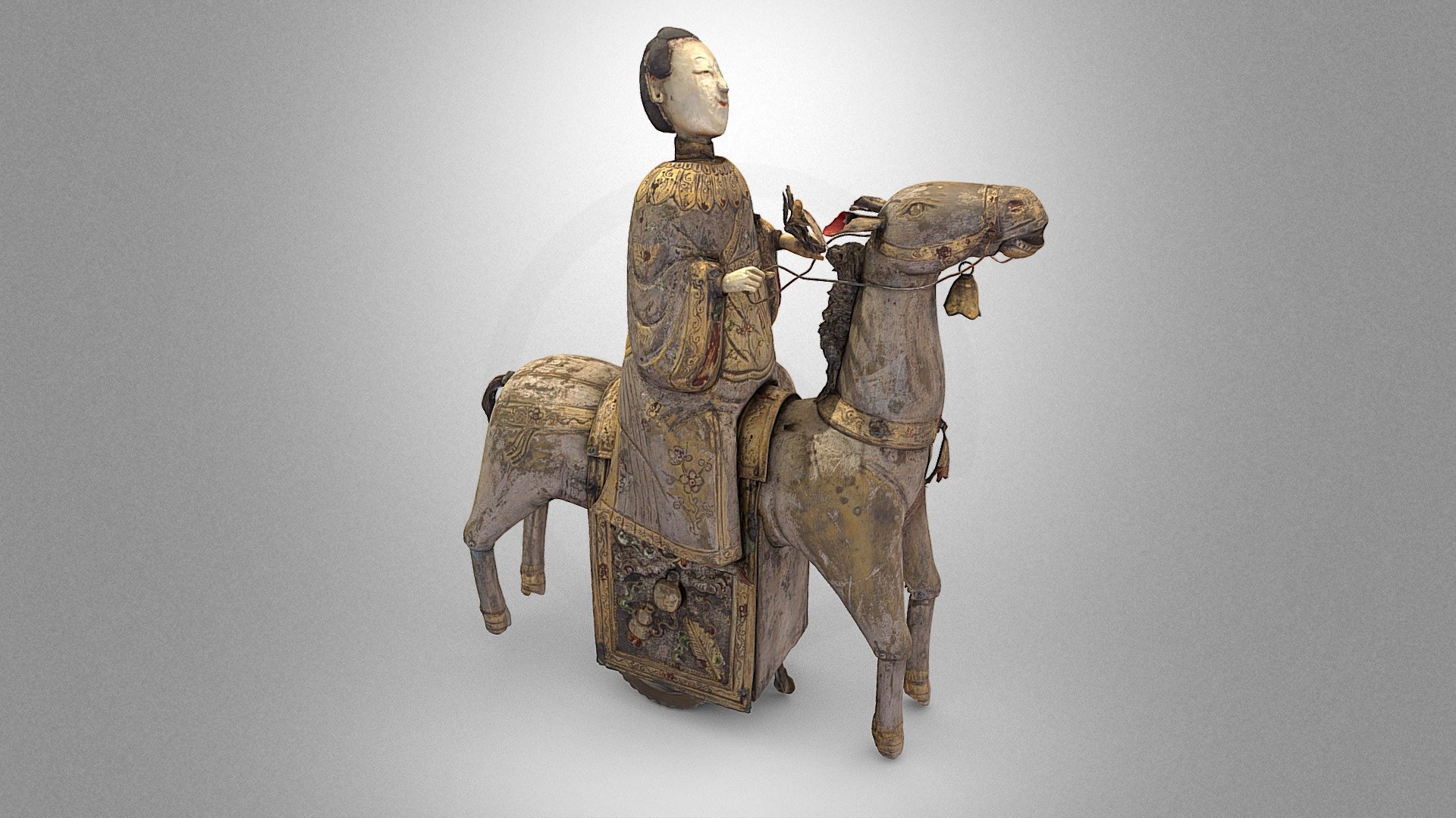 Mechanically articulated doll