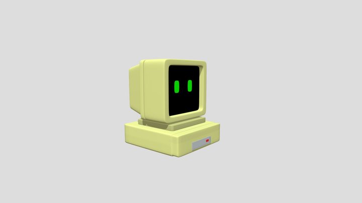 Old Computer 3D Model