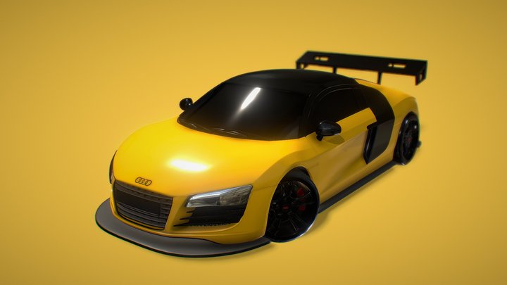 Audi R8 Classic 3D Model