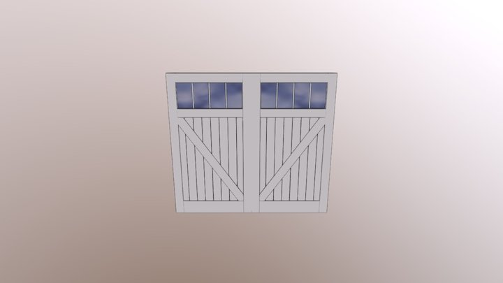 Test Garage Door 3D Model
