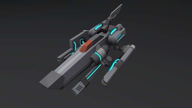 Wolfgang Mk 2 Fighter 3D Model