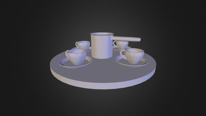 ערכת קפה- רגיל 3D Model