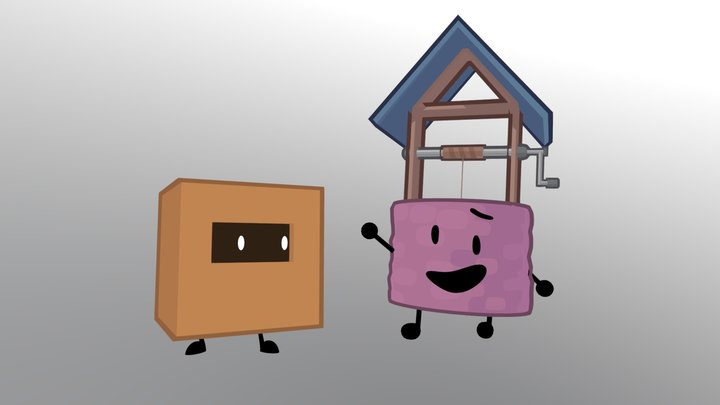Box (oc) meets Welly (itft) 3D Model