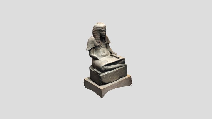 Haremhab Statue 3D Model