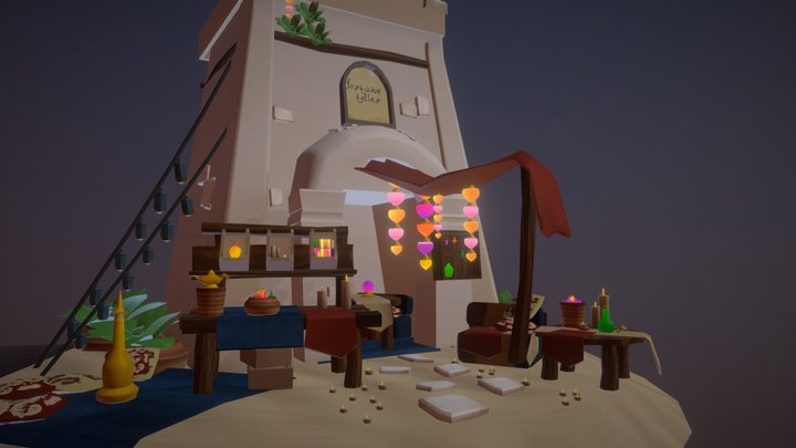 DAE bazaar final assignment 3D Model