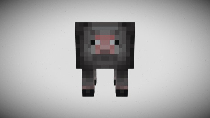 майнкрафт Овца(грязный ан*л.) 3D Model