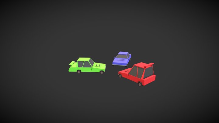 Stylized car 3D Model