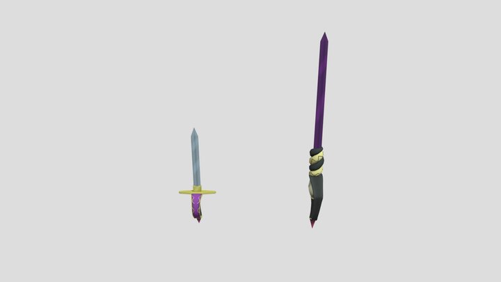 bee_empire_sword_dagger 3D Model