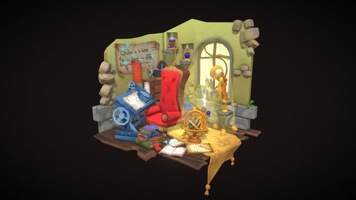 DAE Crib - Orion's Notes 3D Model