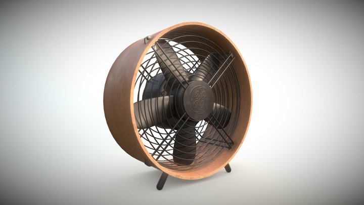 Desktop fan 10 of 10 3D Model