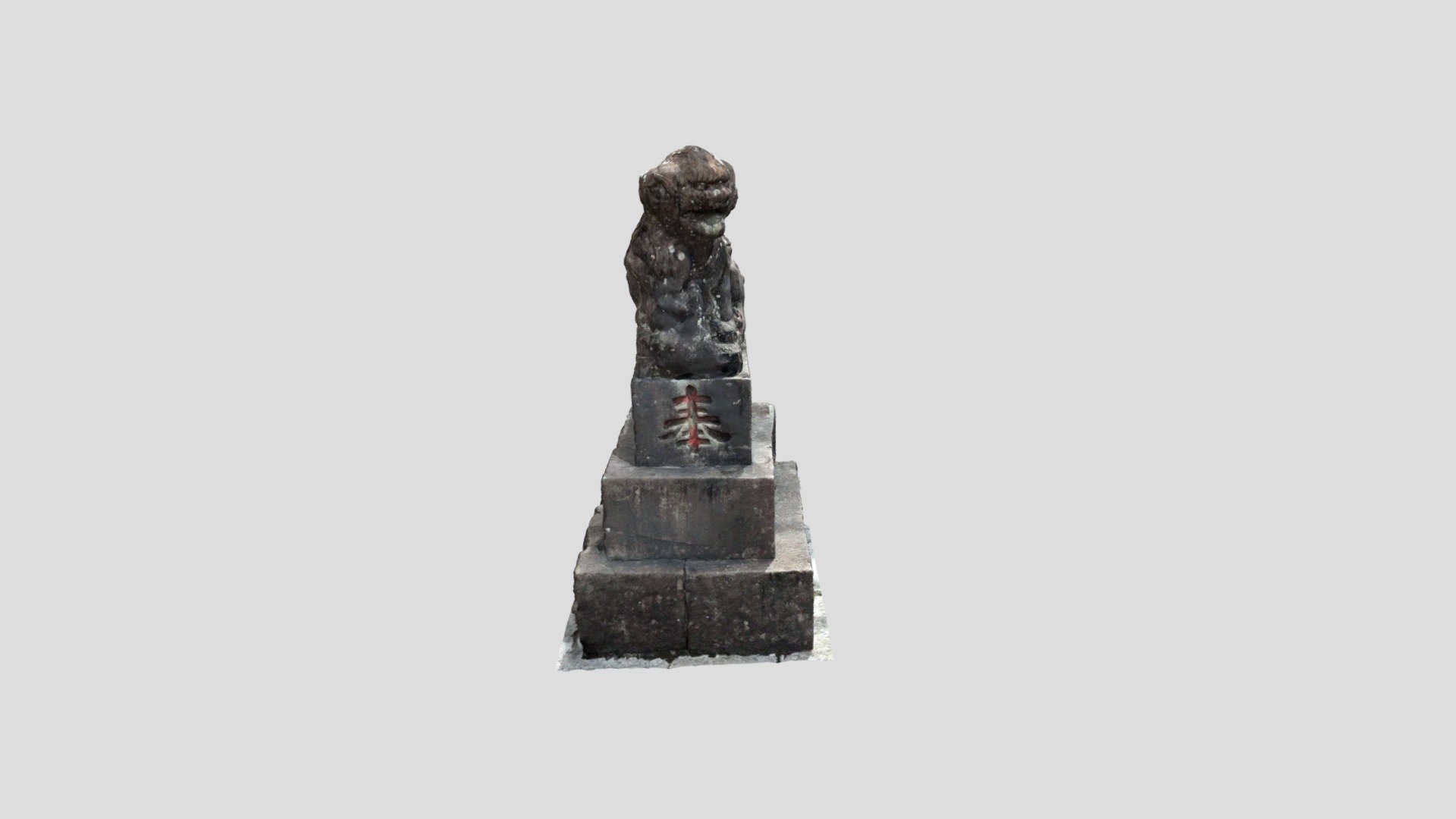 いの琴平神社狛犬1