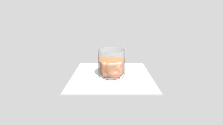 Glass of Coke 3D Model