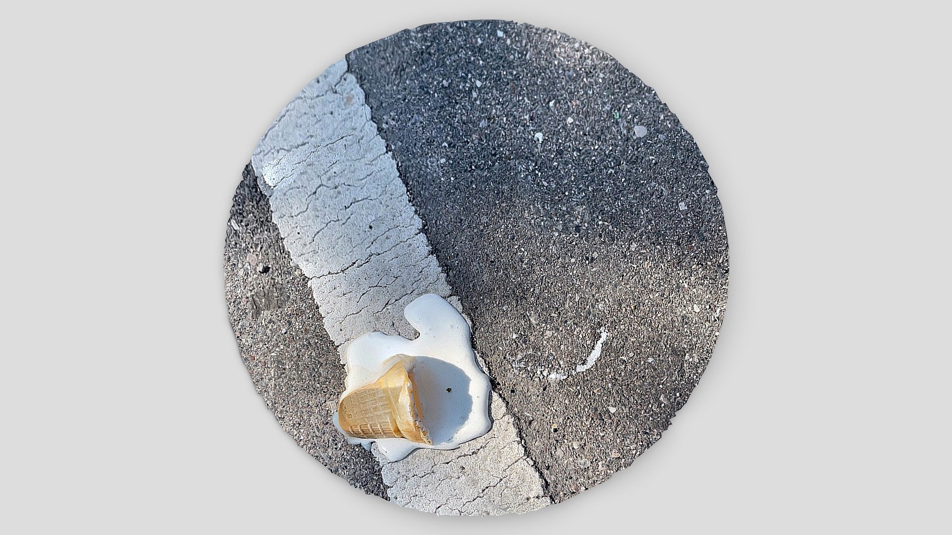 Day 158: Fallen Ice Cream Cone
