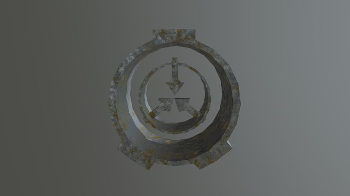SCP Logo 3D Model