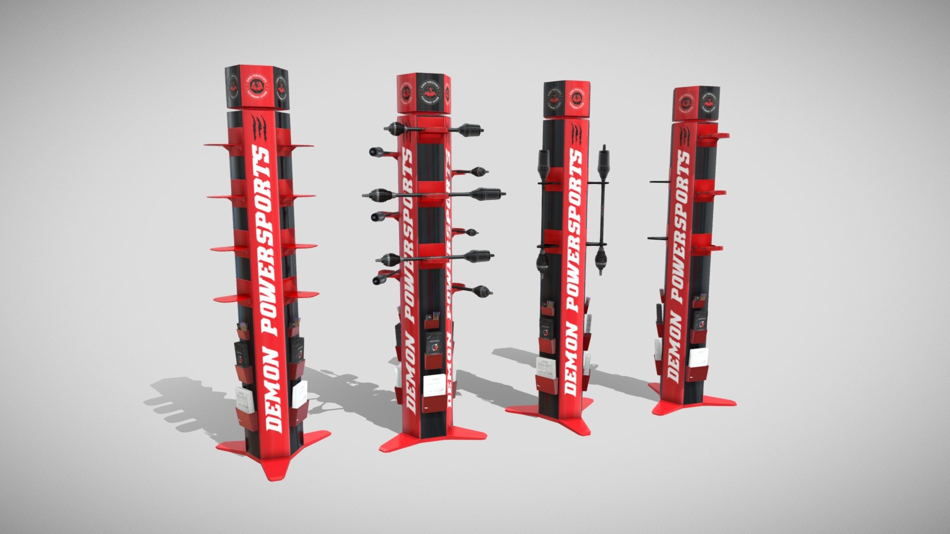 Demon Power Sports ATV/UTV Axle Racks - 3D model by demonpowersports ...