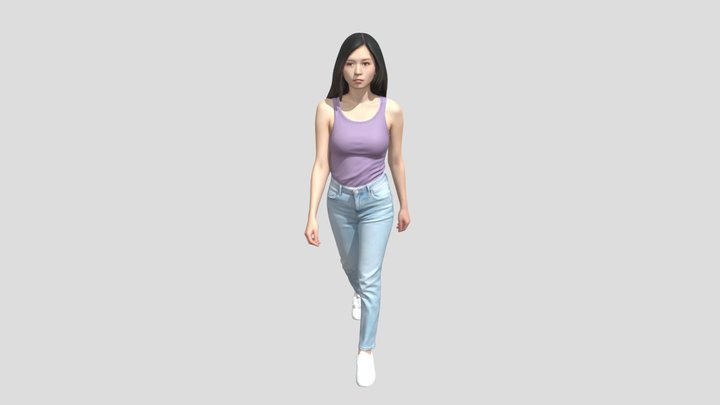 Casual Stride In Lavender – Modelo 3D gratuito STL