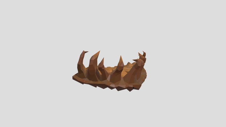 Moon Island 3D Model