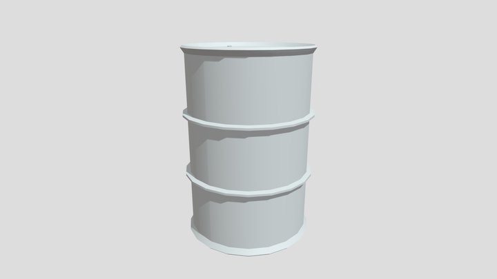 OilDrum 3D Model