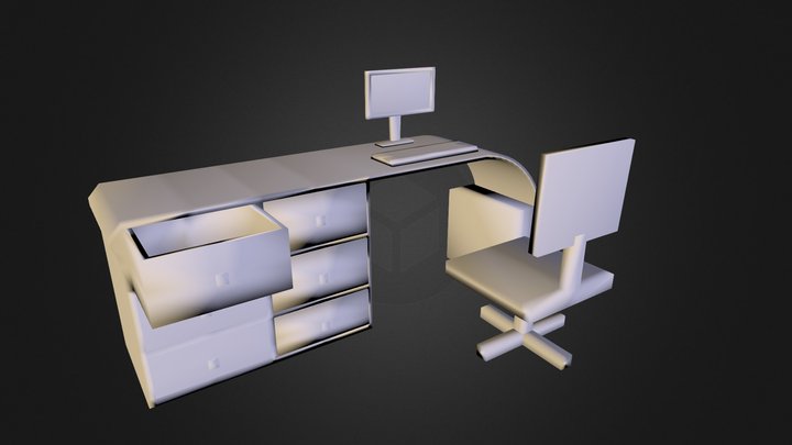 escritorio 3D Model