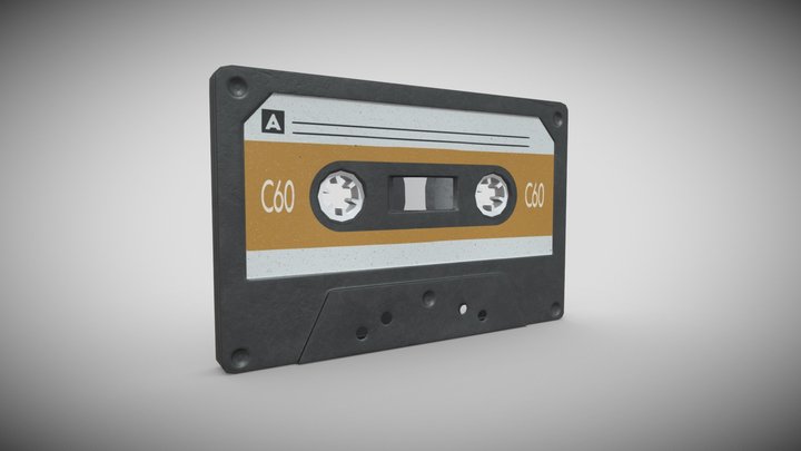 audio cassette 3D Model