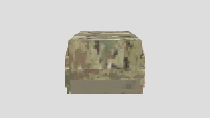 Multicam Helmet 3D Model
