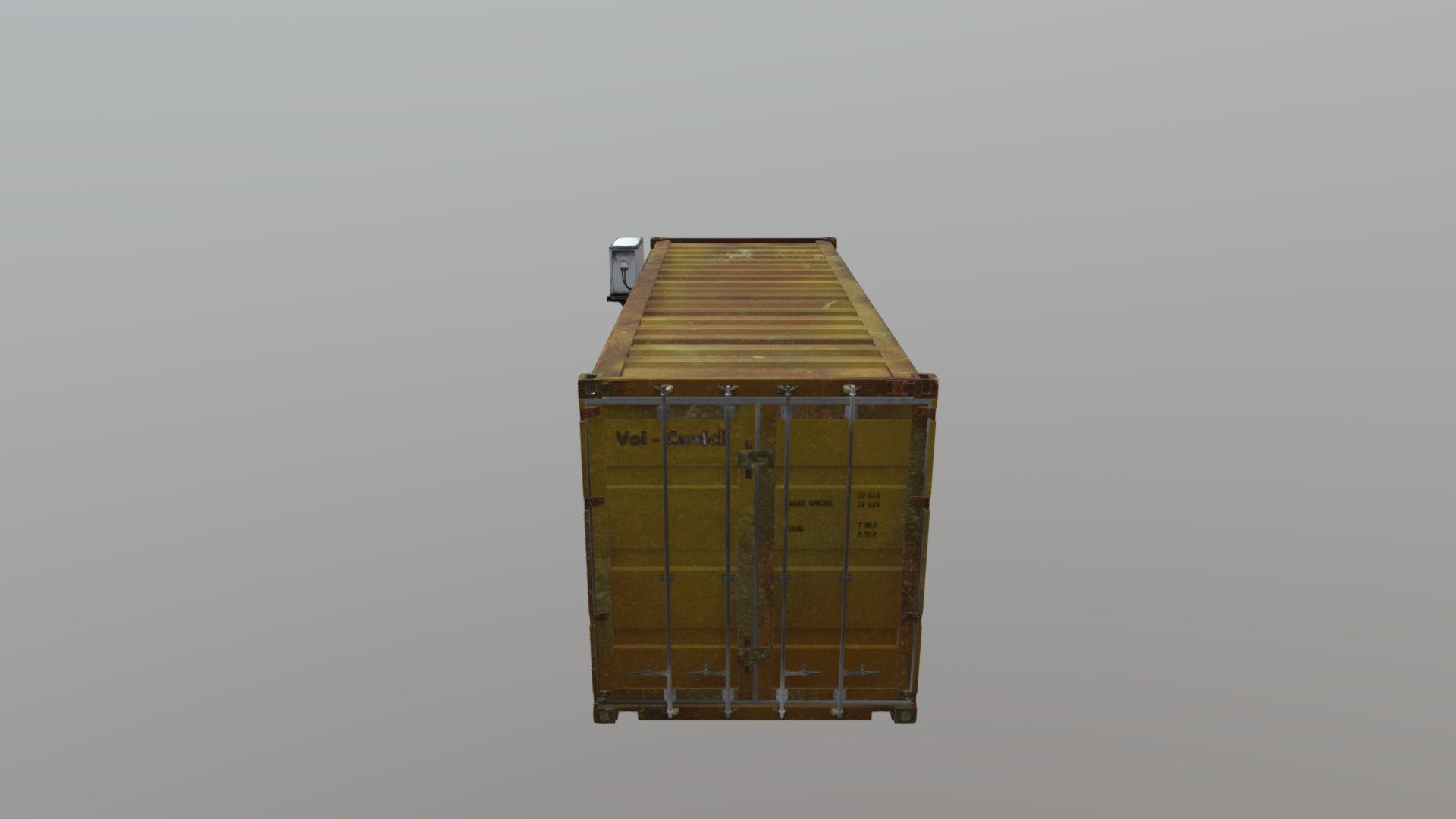Sci-fi Container - 3D model by chokshibbhavik [b81ce45] - Sketchfab