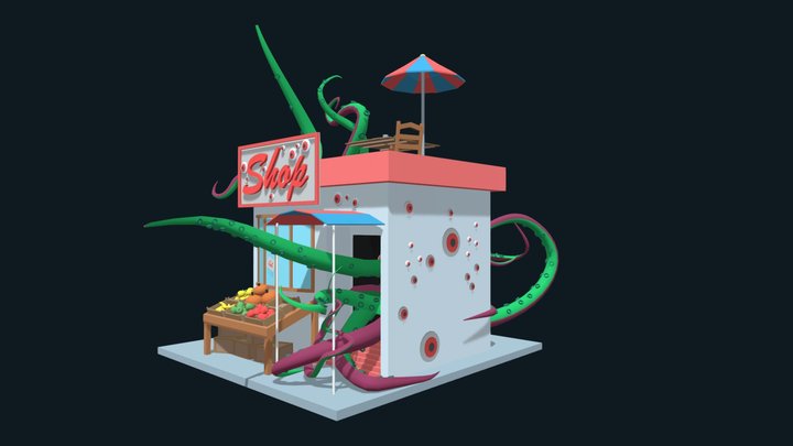 Horror Shop 3D Model