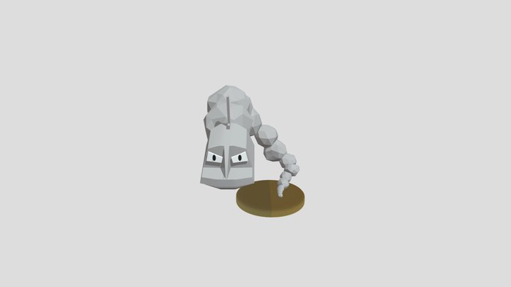 Onix with plate 3D Model