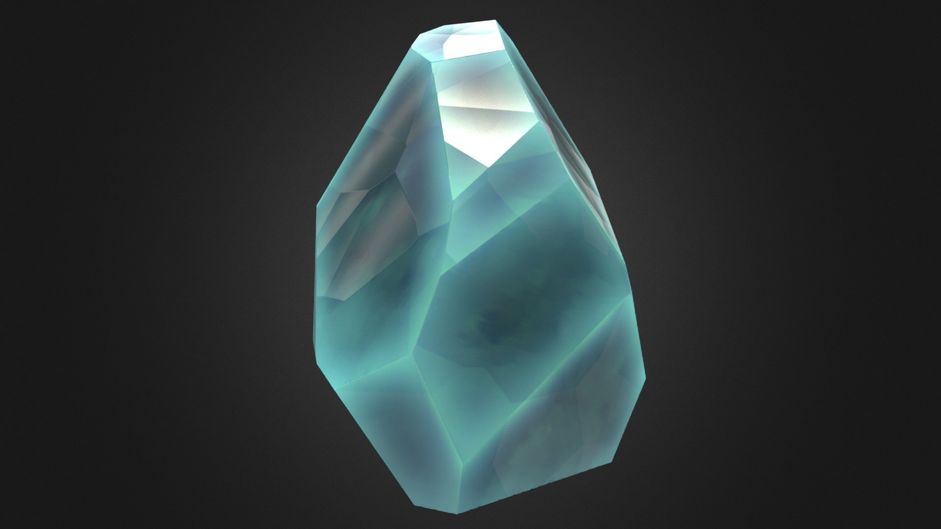 Low poly Crystal (game ready asset) - Download Free 3D model by Pixel Life  [b81e123] - Sketchfab