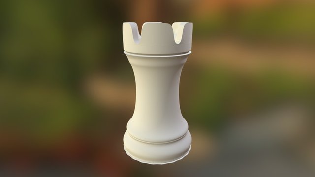 Rook - Chess Piece 3D Model