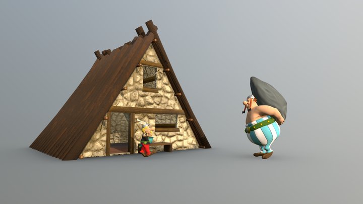 Astérix et Obélix 3D Model