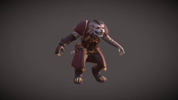 Tybalt Leftpaw Guild Wars 2 3D Model
