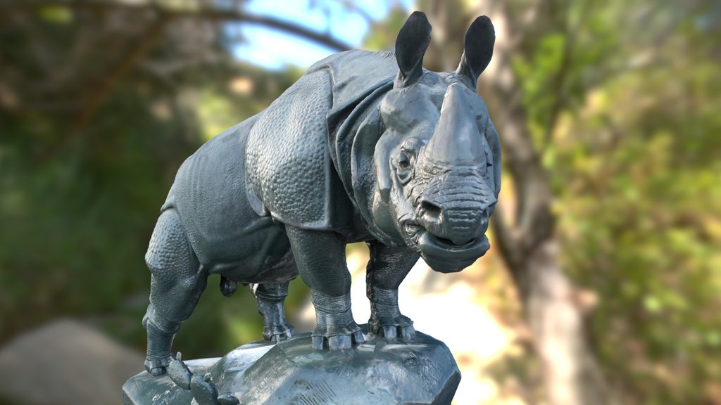 Rhinocéros in Orsay museum, Paris