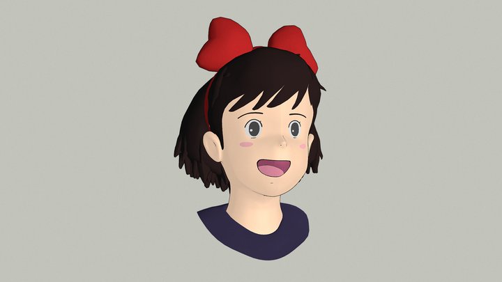 Kiki Face -- Kiki's Delivery Service 3D Model