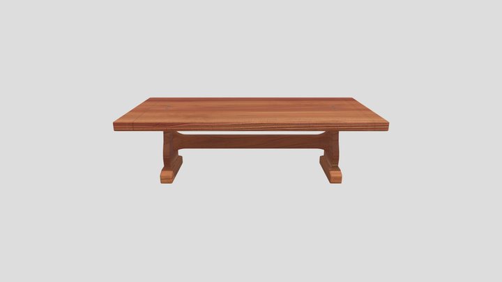 Medieval table 3D Model