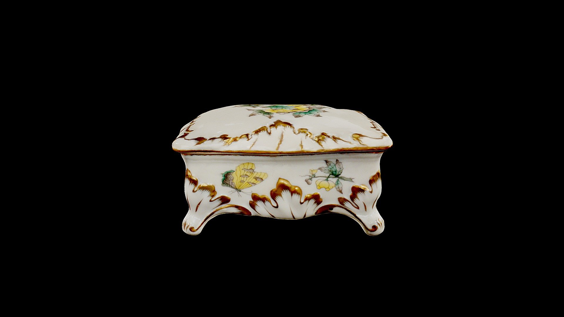 Music box 07849091 OVBOVX1 3D model by Herend Porcelain