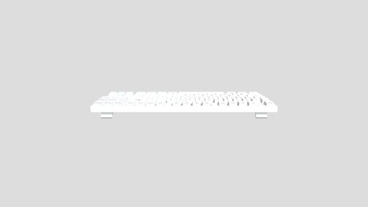 Tenkeyless Keyboard 3D Model