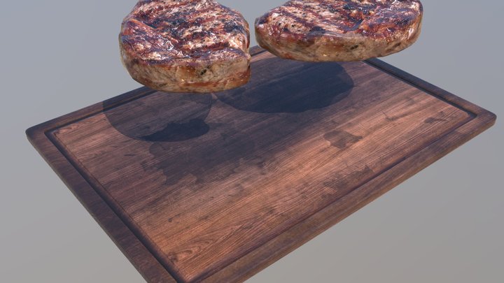 Food_Steak_01 3D Model