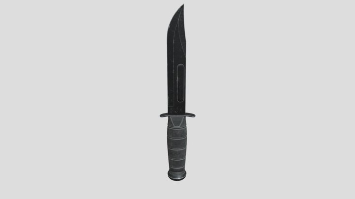 Combat_Knif 3D Model