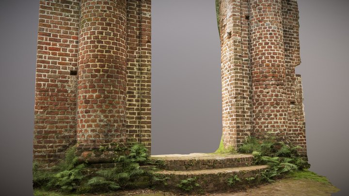 Church Ruins 3D Model