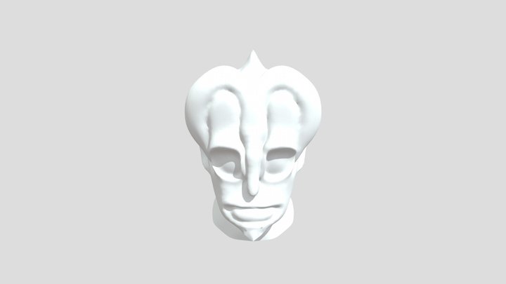 The head with horns 3D Model