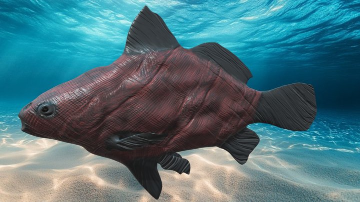 Stylized Mutant Spot Fish | Game Ready